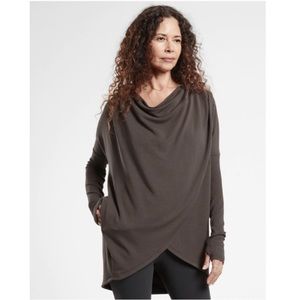 Athleta Purana Wrap Sweatshirt